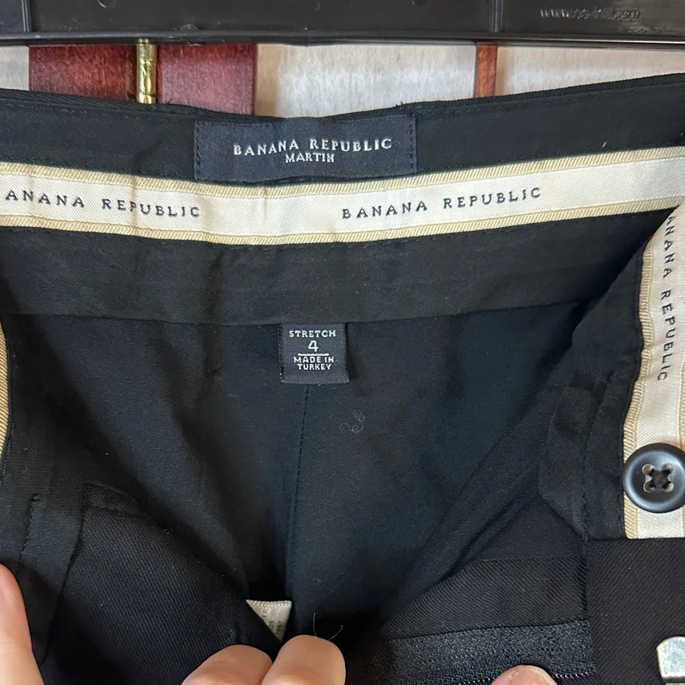 Banana Republic Classic Black Dress Trousers - Picture 2 of 6